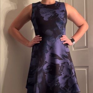 DKNY Purple Floral Dress